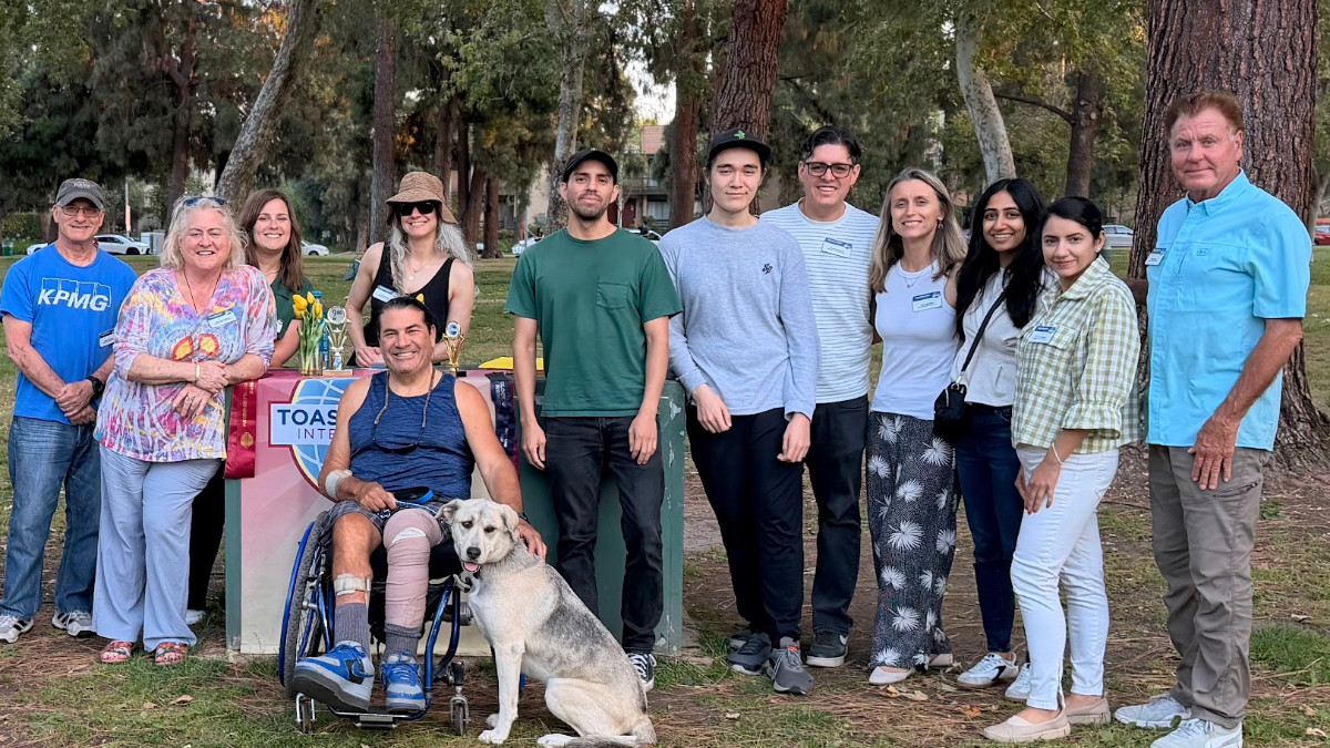 Group photo of Woodland Hills Toastmasters